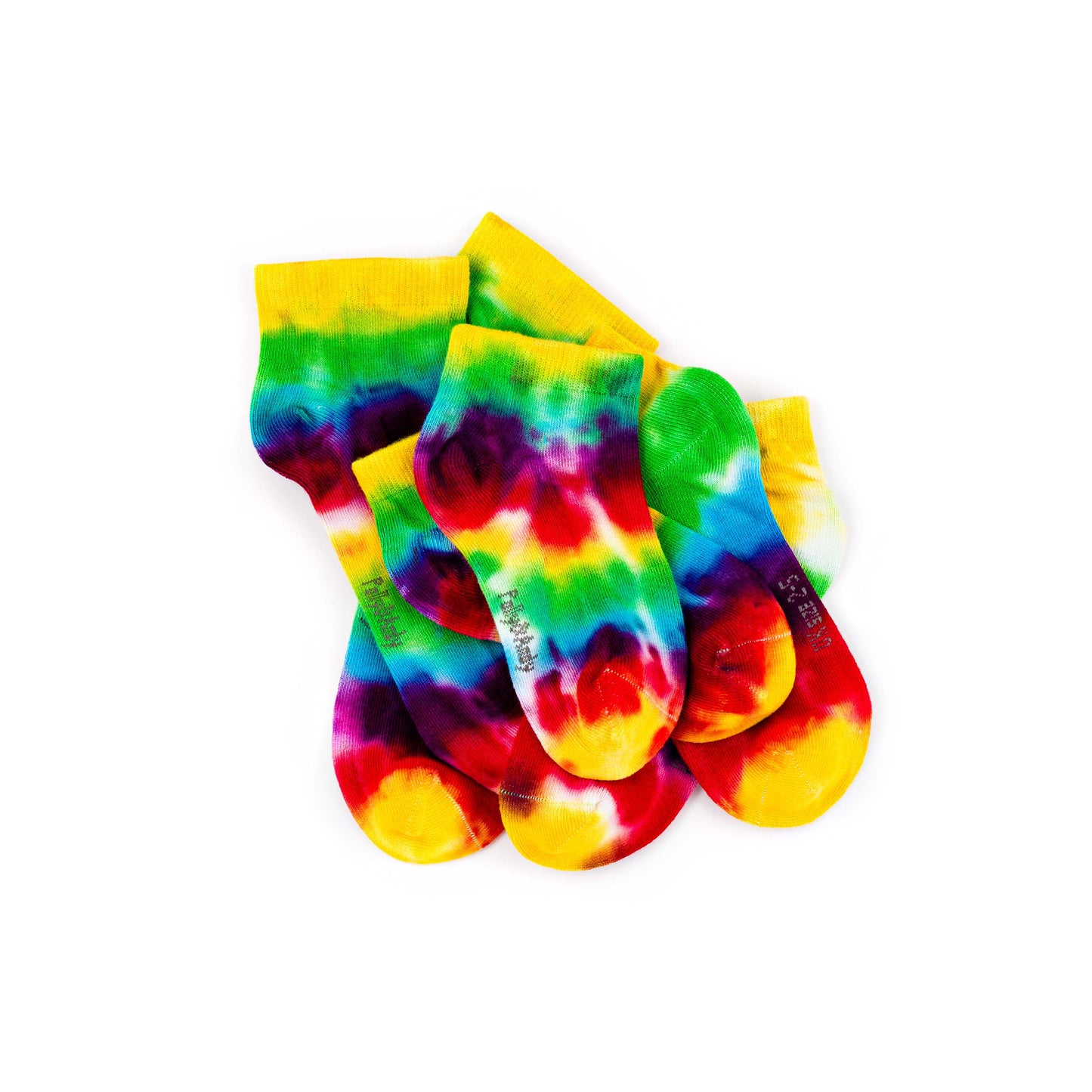 Tie Dye Bamboo Ankle Sock (seamless toe)
