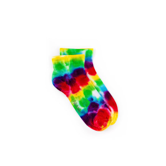 Tie Dye Bamboo Ankle Sock (seamless toe)