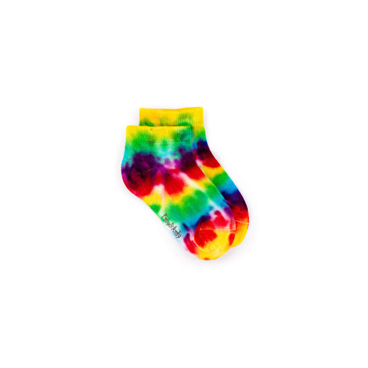 Tie Dye Bamboo Ankle Sock (seamless toe)