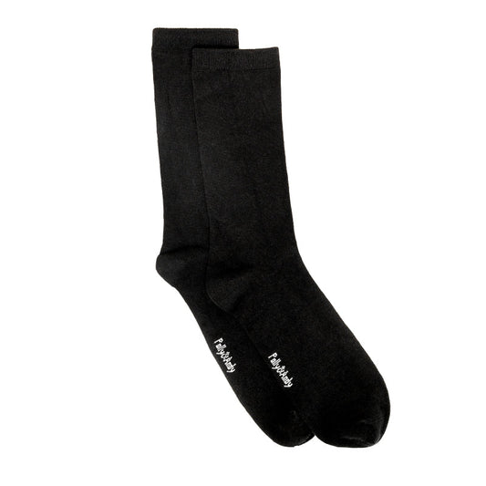 Soft Top - Bamboo Black Seamless Sock