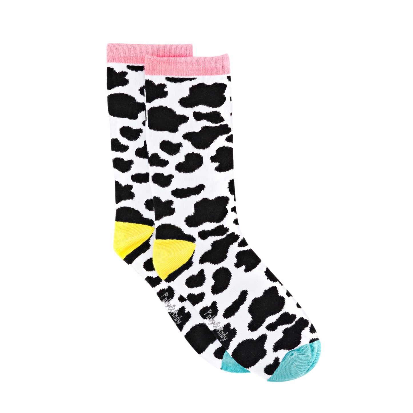 Cow Print Bamboo Sock (seamless toe)