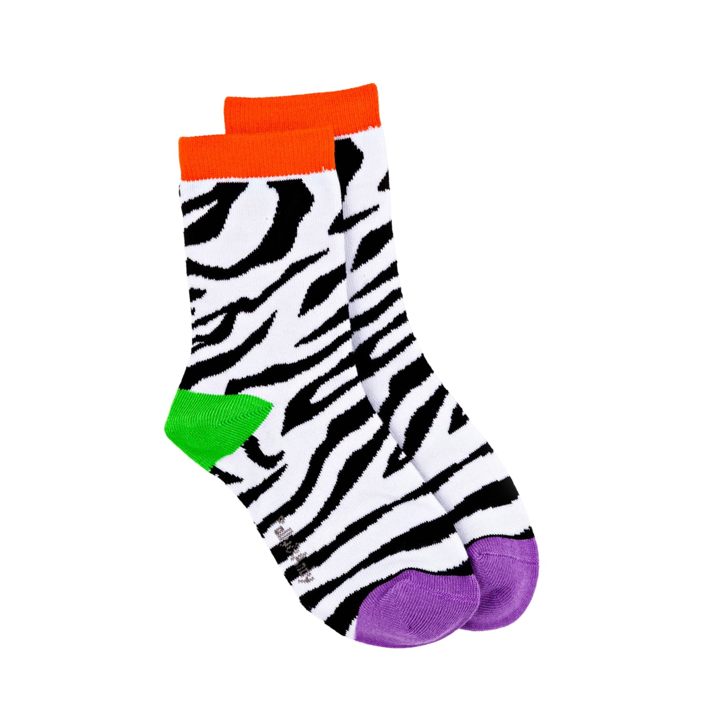 Zebra Stripe Bamboo Sock (seamless toe)