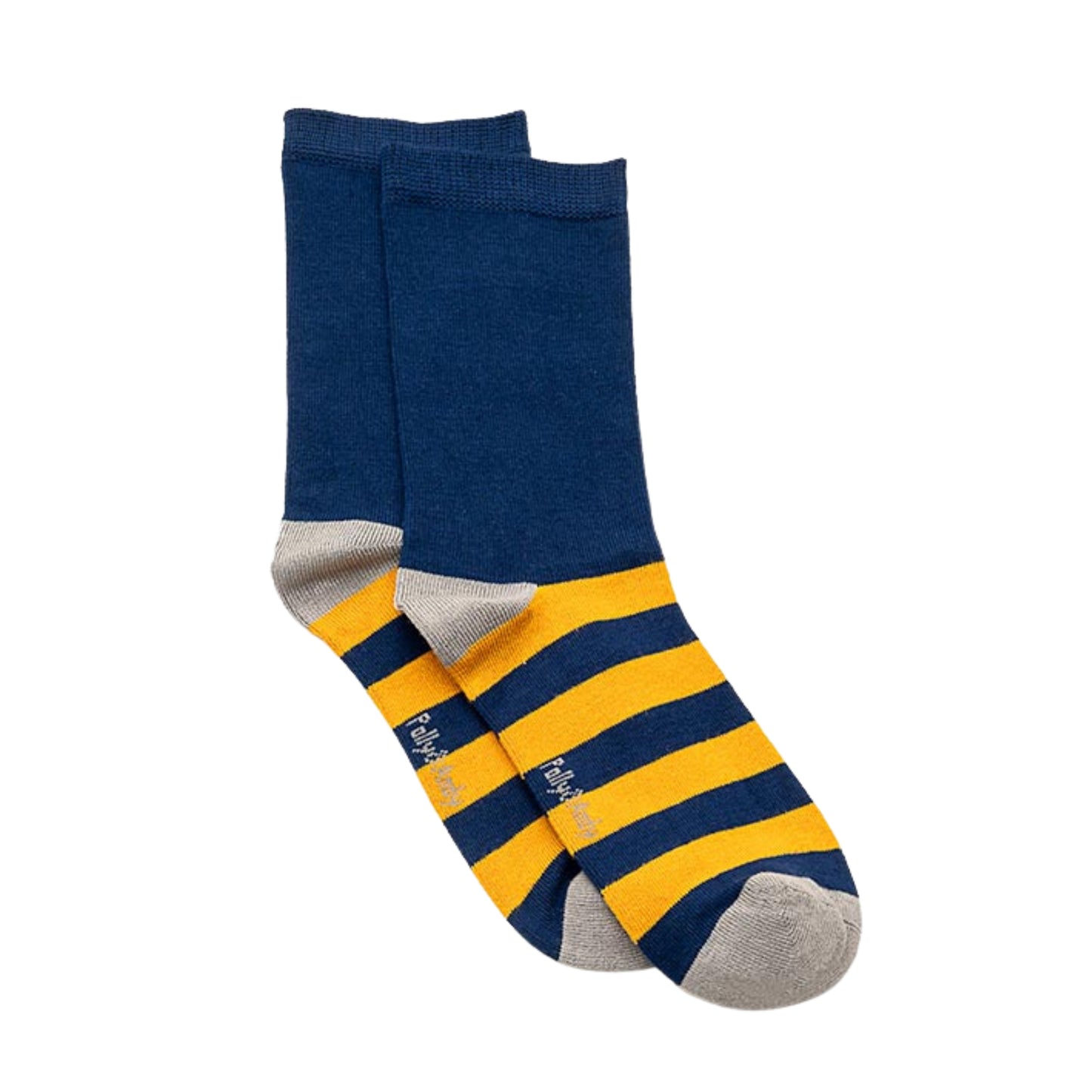 School Sneaky Navy Bamboo Socks (seamless toe)