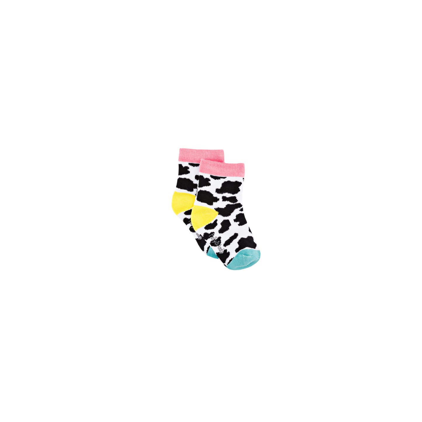 Cow Print Bamboo Sock (seamless toe)