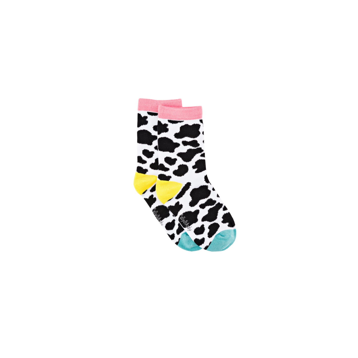 Cow Print Bamboo Sock (seamless toe)