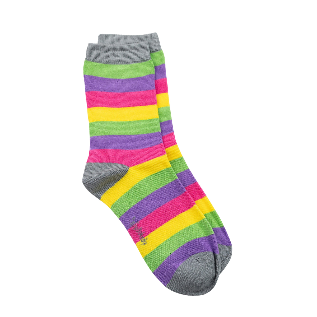 Candy Stripe Seamless Bamboo Sock