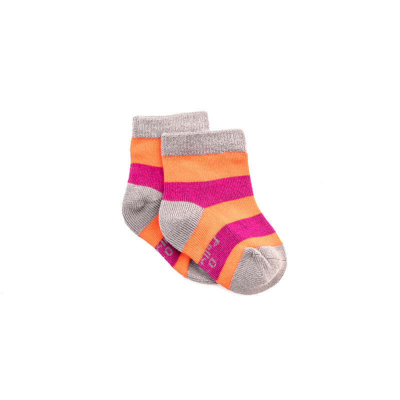 Pink & Purple Bamboo Sock (seamless toe)