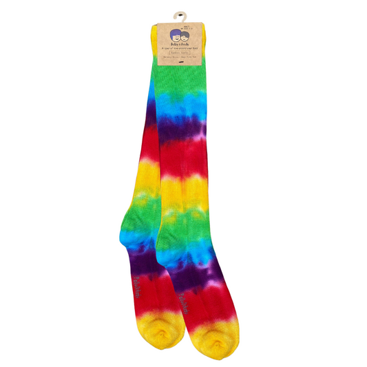 Knee High Tie Dye Bamboo Sock (seamless toe)