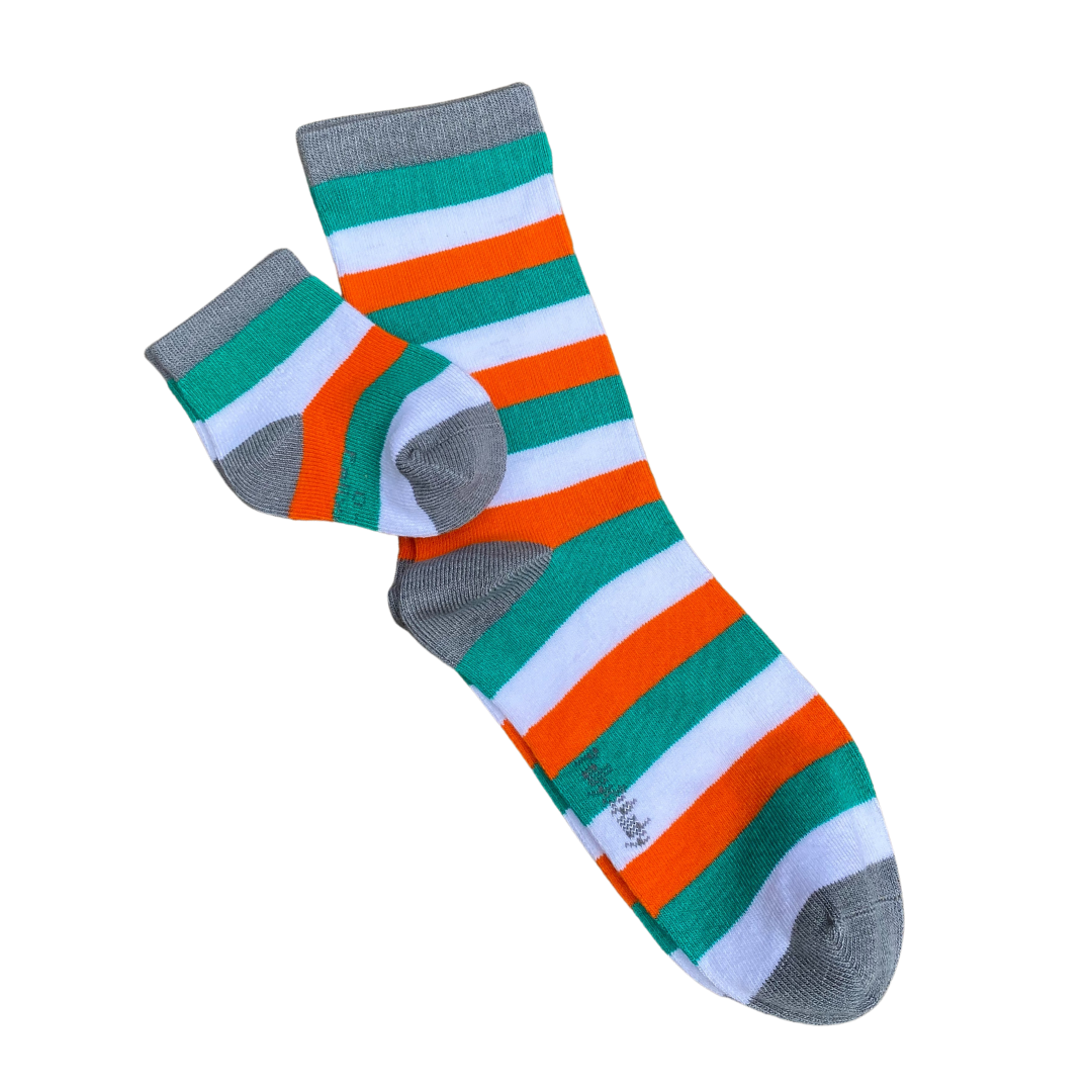 Ireland Stripe Bamboo Sock (seamless toe) – Polly & Andy