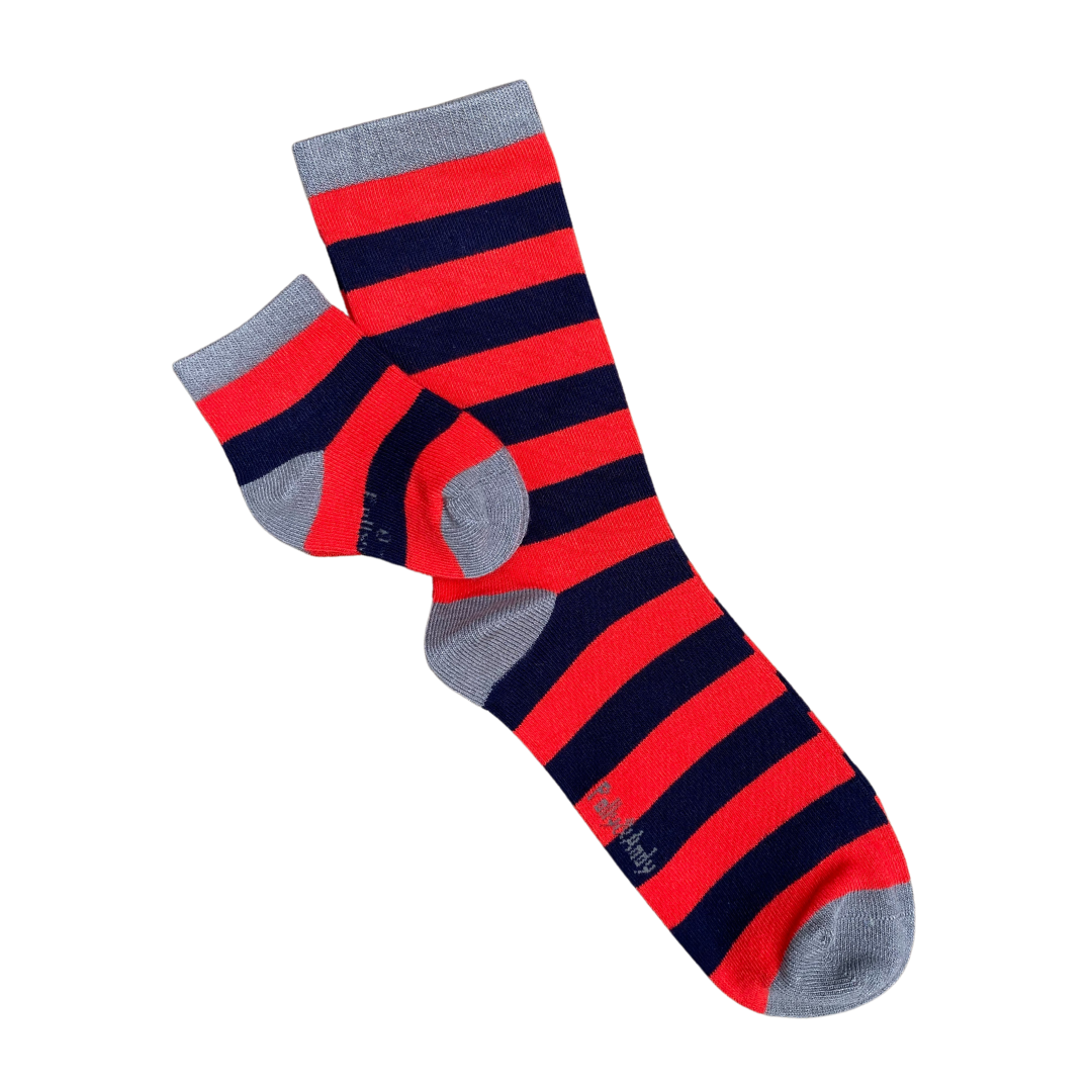 Munster Stripe Bamboo Sock (seamless toe)