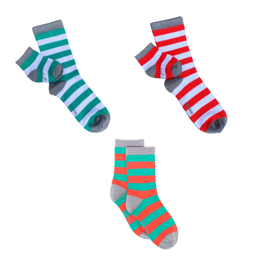 Gift Box - Set of 3 Bamboo Socks (Adult UK 10 - 13)